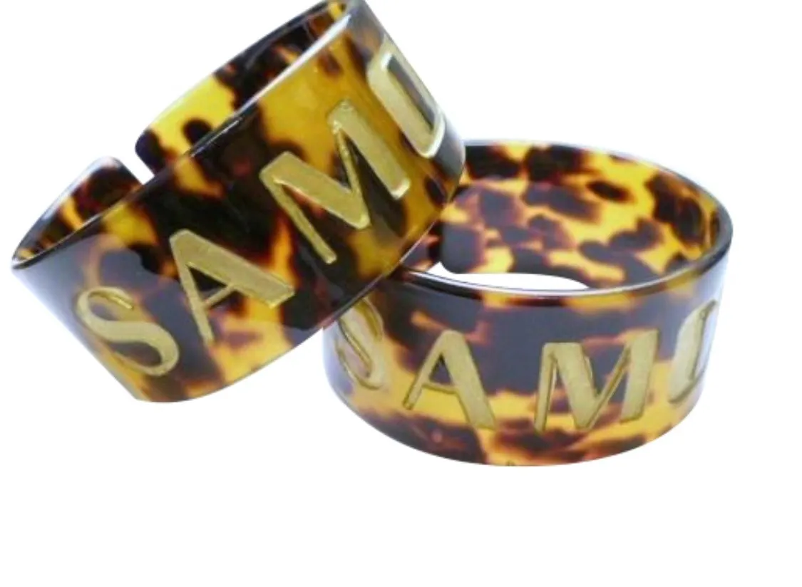 40mm Samoa Faux Turtle Shell Bracelet