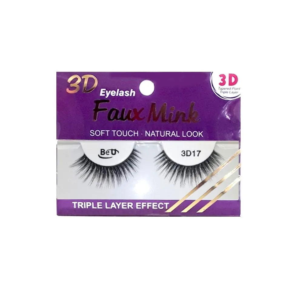 BE U | 3D Faux Mink Eyelashes 3D17