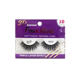 BE U | 3D Faux Mink Eyelashes 3D30