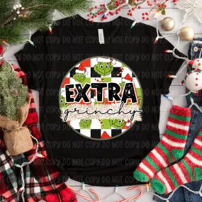 Extra Grinchy Faux Glitter Look - PNG