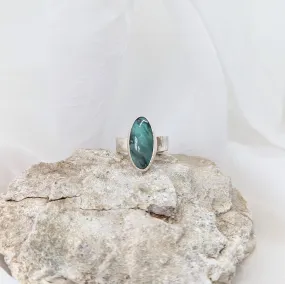 Eye Shaped Turquoise Ring