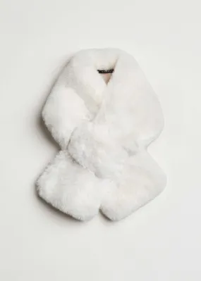 Faux Fur Pull Through Scarf