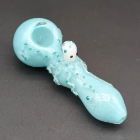 Friendly Octopus Glass Spoon Pipe 4