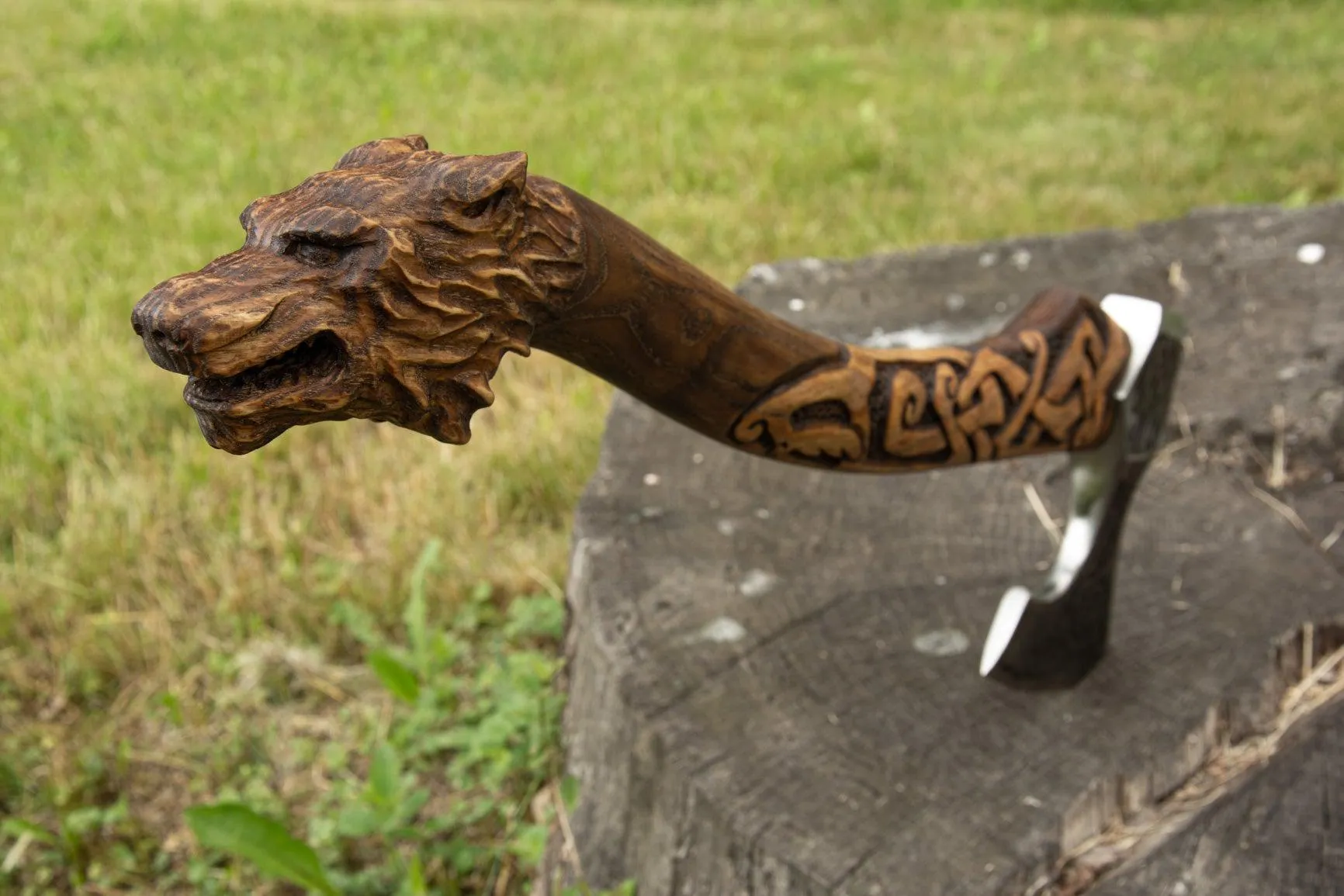 Hand-Forged Axe Ulfhednar