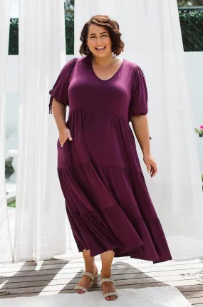 Harlow Dress - Berry