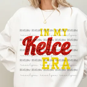 Kelce Era Faux Glitter - PNG