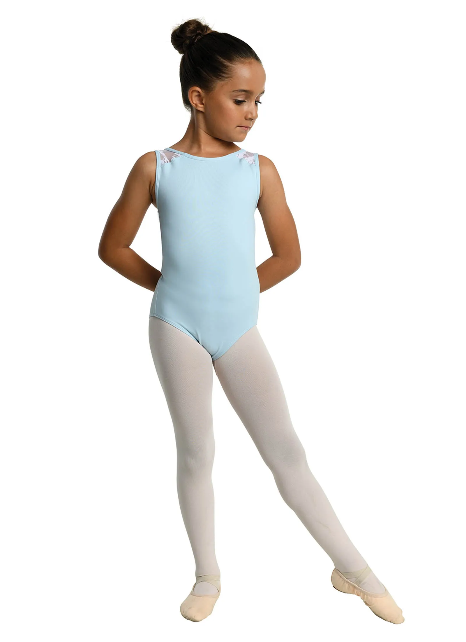 Kids Clementine Tank Lace Leotard