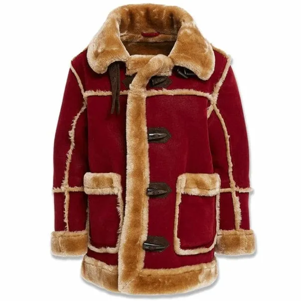 Kids Jordan Craig Denali Shearling Jacket (Burgundy) 91620K