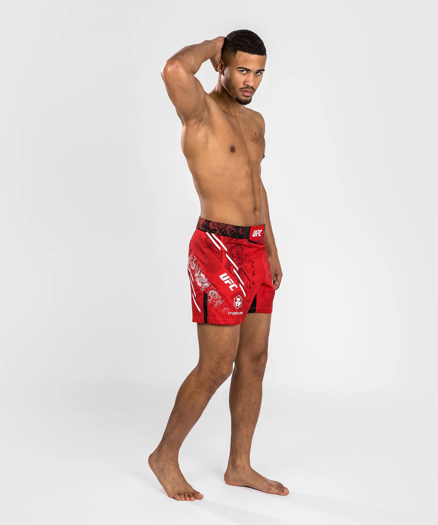 UFC Adrenaline by Venum Authentic Fight Night Men's Fight Short - Short Fit - Red