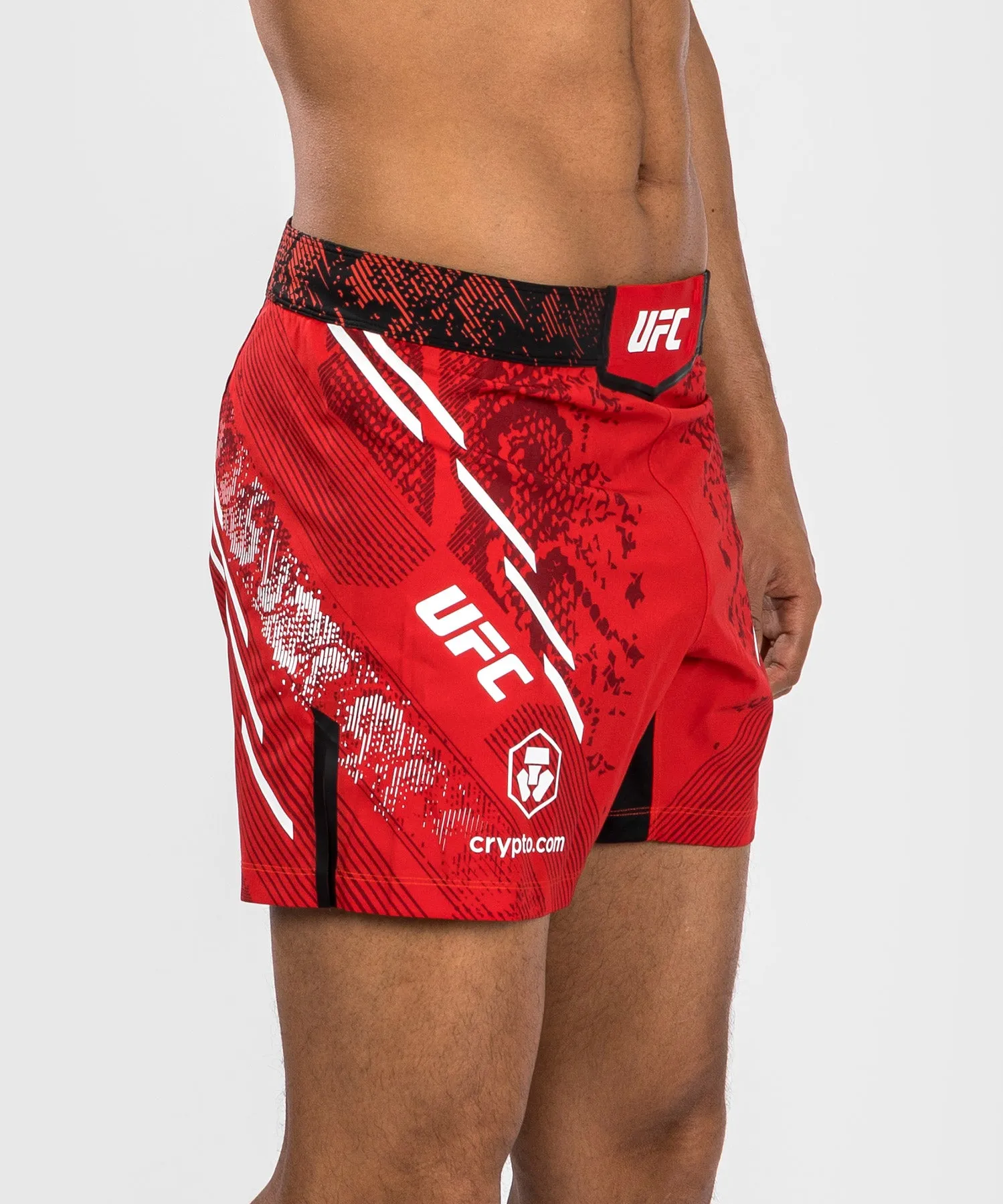 UFC Adrenaline by Venum Authentic Fight Night Men's Fight Short - Short Fit - Red