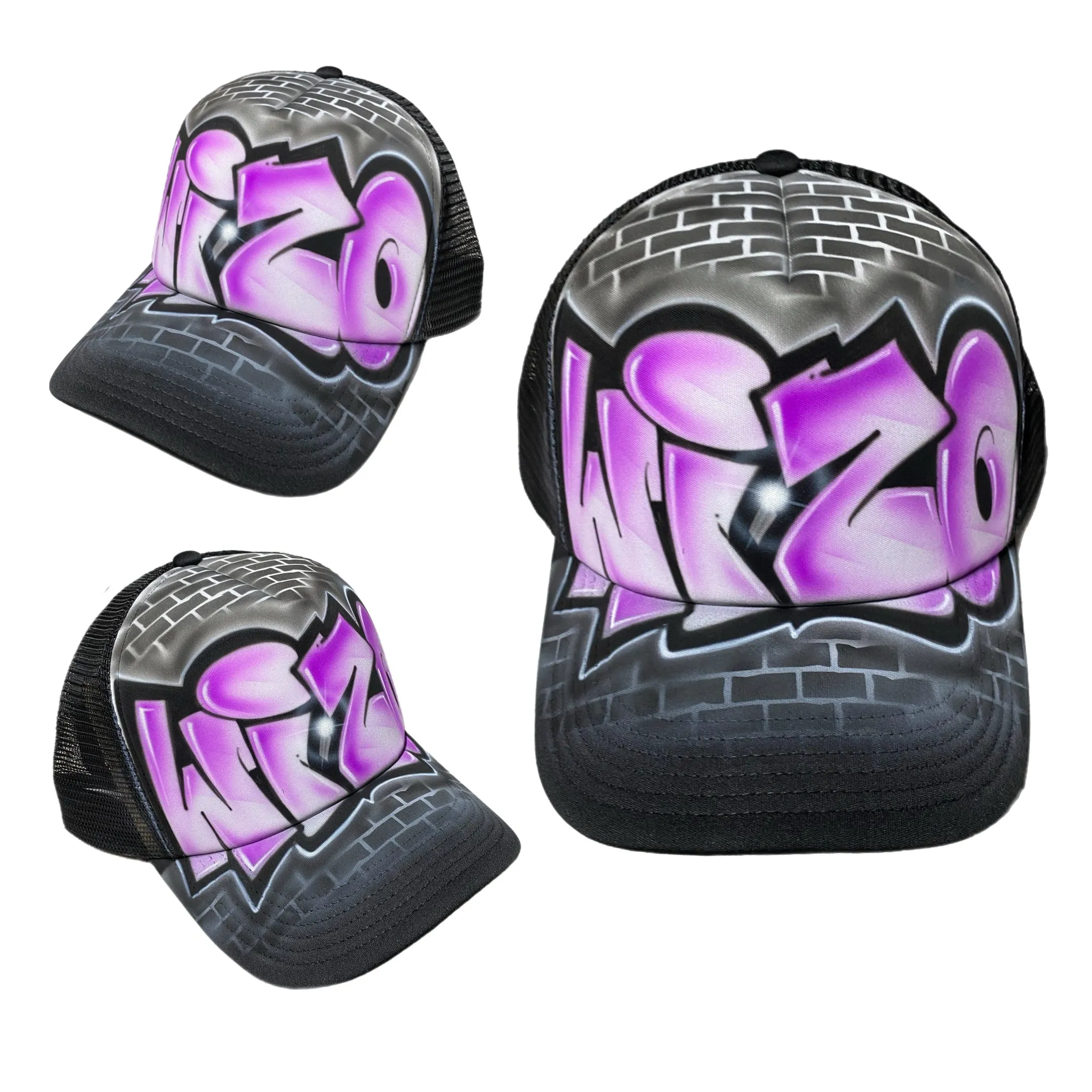 Violet Graff Brick Trucker (18G)