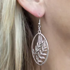 You Reap What You Sow Silver Earrings